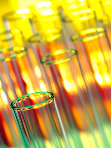 Test Tubes in Science Research Lab #27