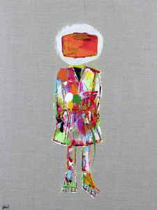 Astronaut On Gray