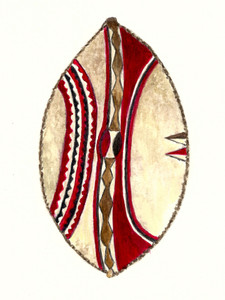 African Maasai War Shield