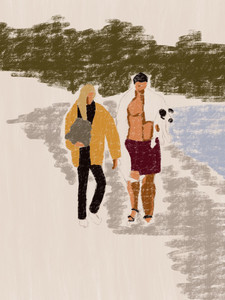 A Walk Along the Beach