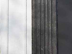 Gray and white