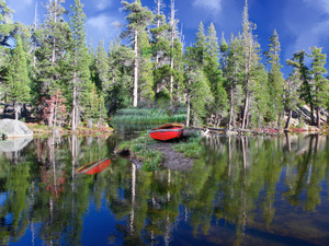 Refections of Woods Lake