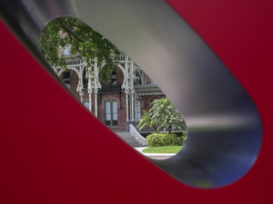 Contemporary Red Form – Plant Hall Detail Study​​​