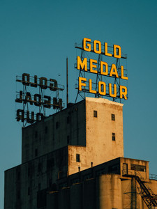"Gold Medal Flour" Sign, Minneapolis