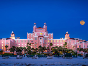 Full Moon over the Don CeSar Hotel