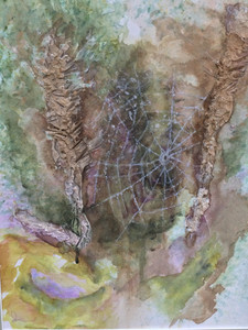 Autumn Woodland: A Spider's Loom