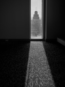 Reynold Tower through the window