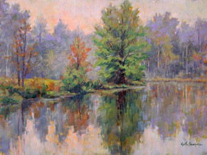 Autumn Pond Awakening