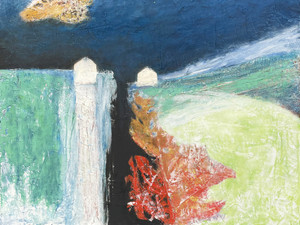 Chasm, surreal oil on canvas