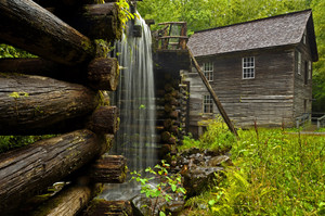 Rainy Day Mingus Mill - Smokies​