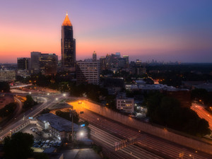 Dusk in Atlanta