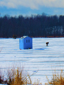 Blue World Metal Print
