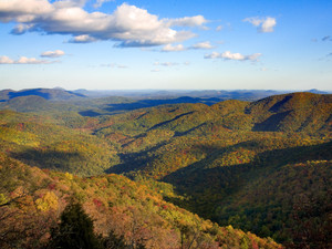 View from Preachers Rock in Autumn