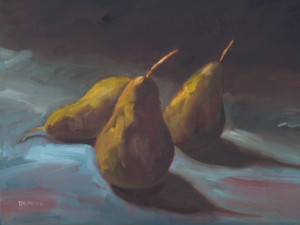 Three Bosc Pears