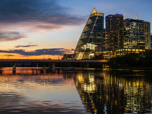 Austin Twilight Reflection