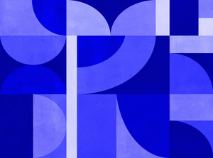 Blue geometric