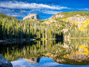 Bear Lake & Peak Reflection — Mountain Art
