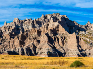 Badlands National Park — Jagged Peak Panorama