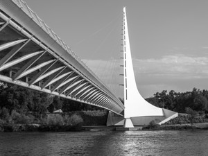 Sundial Bridge - Monochrome