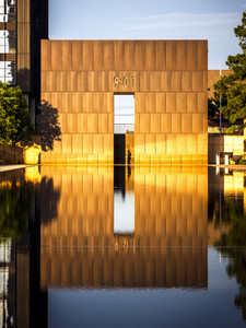 OKC Memorial Sunset