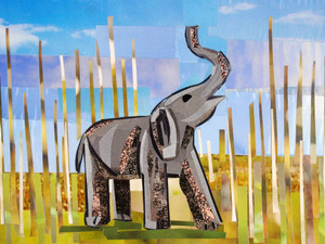 Trumpeting Elephant