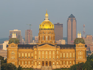 The Skyline of Des Moines