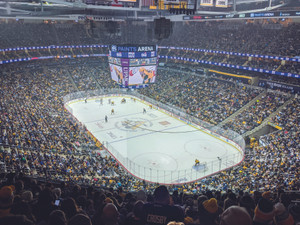 The Crowd Awaits the Puck Drop