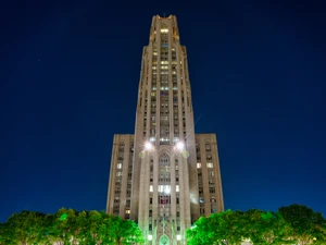 Cathedral of Learning at Night - Pittsburgh