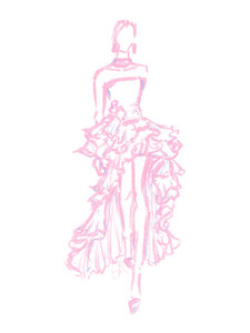 A Flutter of Pink