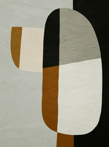 Abstract Organic Geometric Art in Earthy Tones​​​​​​​​​​