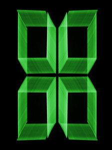 Green Neon Window Lights #3