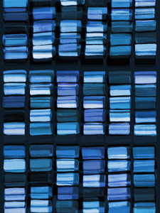 COLORBLOCK GRID INVERTED 8 - ABSTRACT PAINTING