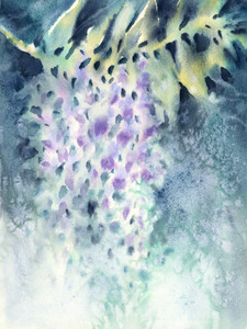 Glowing Wisteria
