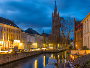Blue hour in Bruges