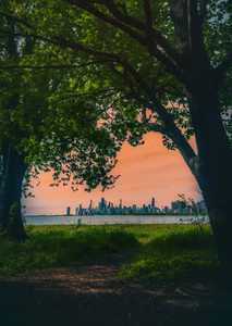 Chicago, Under an Orange Sky