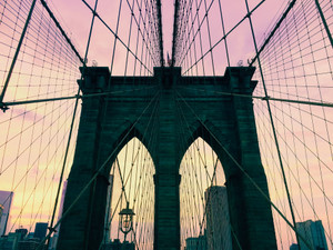 Brooklyn Bridge, Sunset