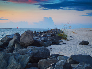 Alabama Point Rocky Sunrise