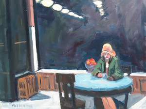Automat -After Edward Hopper