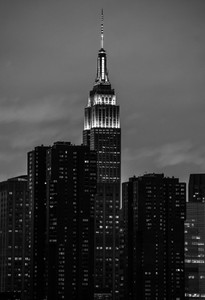 Empire State Building - Black and White