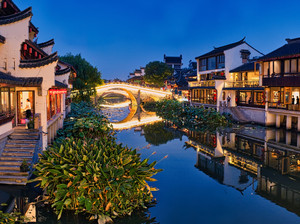 Qibao Water Town, Shanghai 16x9