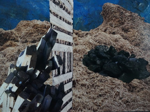 Landscape - Wood and Black Rock
