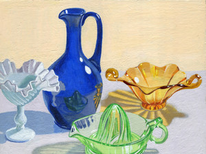 Blue Pitcher