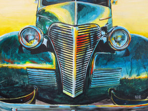 '38 Chevrolet Master Deluxe (Green roadster)