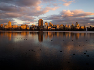 Central Park Reservoir looking to the Upper East Side