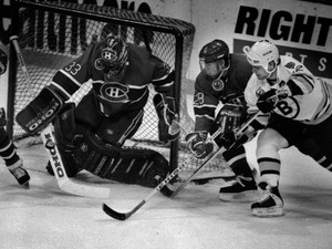 Bruins Oates vs Canadiens Roy
