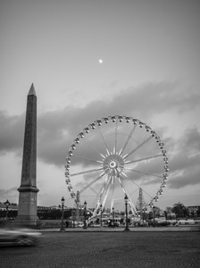 Ferris Wheel Moonrise
