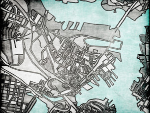 Abstract Map of Charlestown
