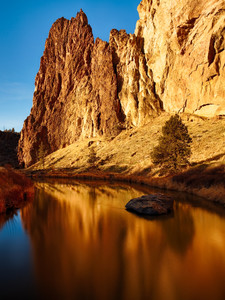 Crooked River Reflections at Smith Rock, Oregon