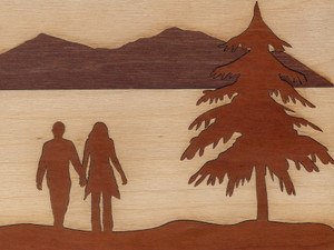 Laser Cut Wood Inlay