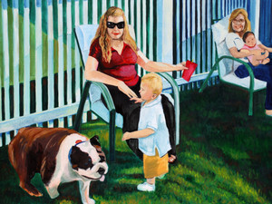 La familia on a lazy Spring Saturday